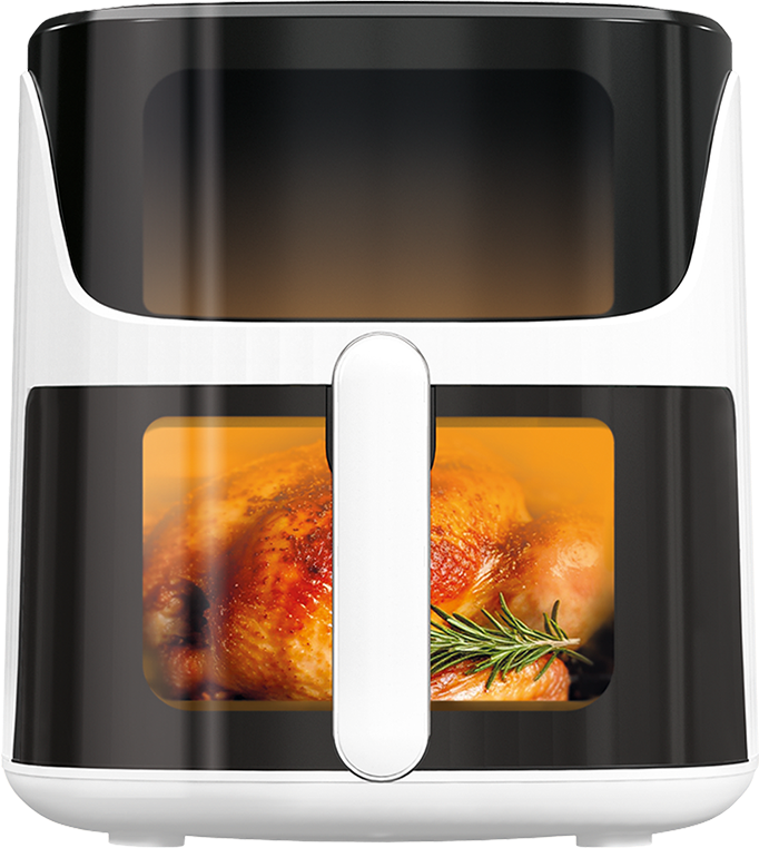 <h6>Каждый этап на виду</h6>
<p>Прозрачное окно в чаше позволяют видеть процесс готовки и контролировать результат.</p>
<p>Мягкий звуковой сигнал напоминает, что блюдо готово — забота о том, чтобы вы не отвлекались от своих дел.</p>