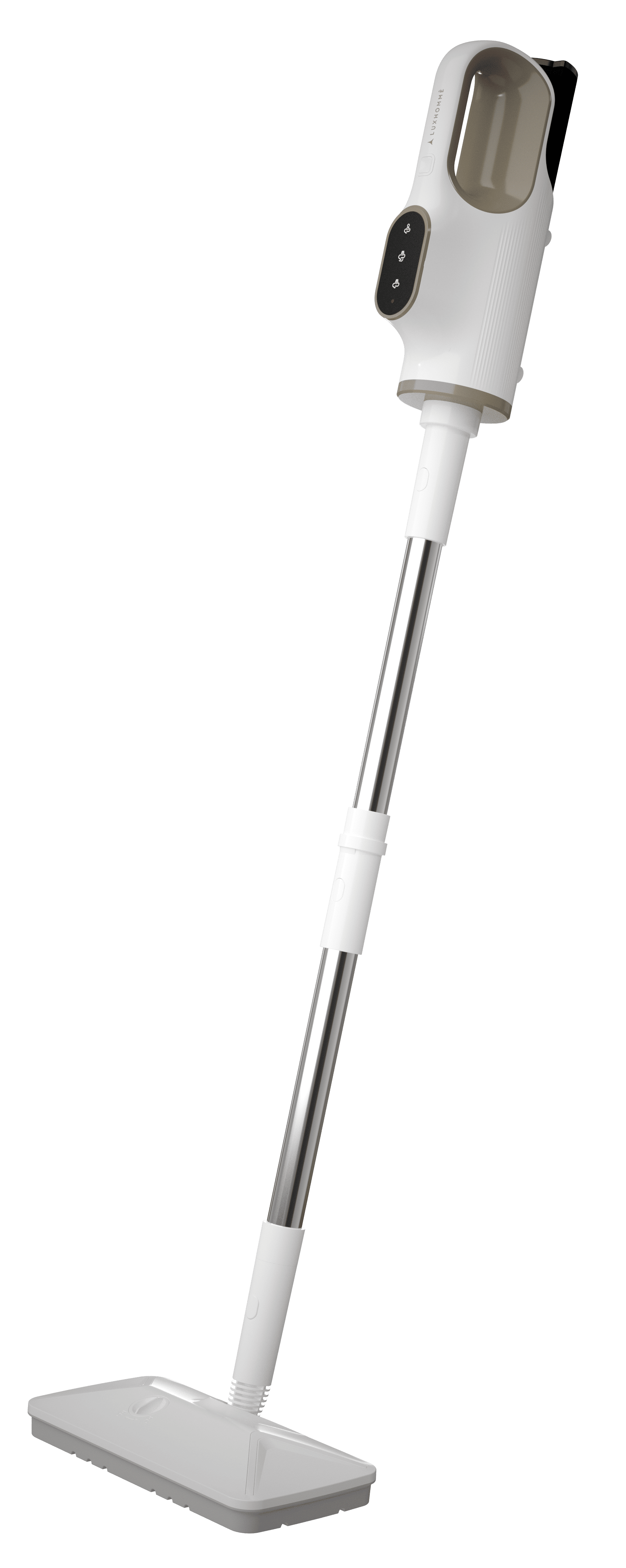 <h6>Мощный пар до 150 °C</h6>
<p>Уничтожается до 99% бактерий и вирусов. Всего 3 режима подачи пара: бережный, средний и интенсивный</p>